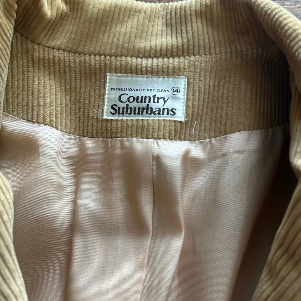 Camel Corduroy Blazer - Picture 2 of 7